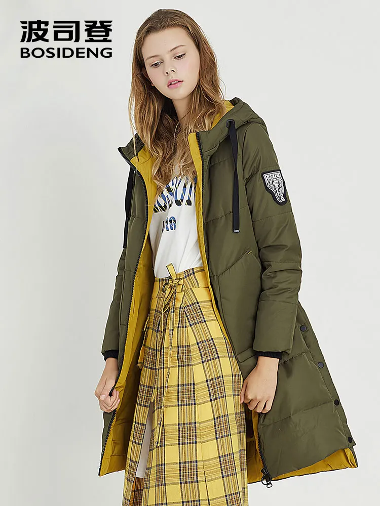 BOSIDENG Women's Fashion Hooded Winter Warm Down Jacket Casual Thicken Long Windproof Down Parka Hooded Outerwear B70141104V
BOSIDENG Women's Fashion Hooded Winter Warm Down Jacket Casual Thicken Long Windproof Down Parka Hooded Outerwear B70141104V