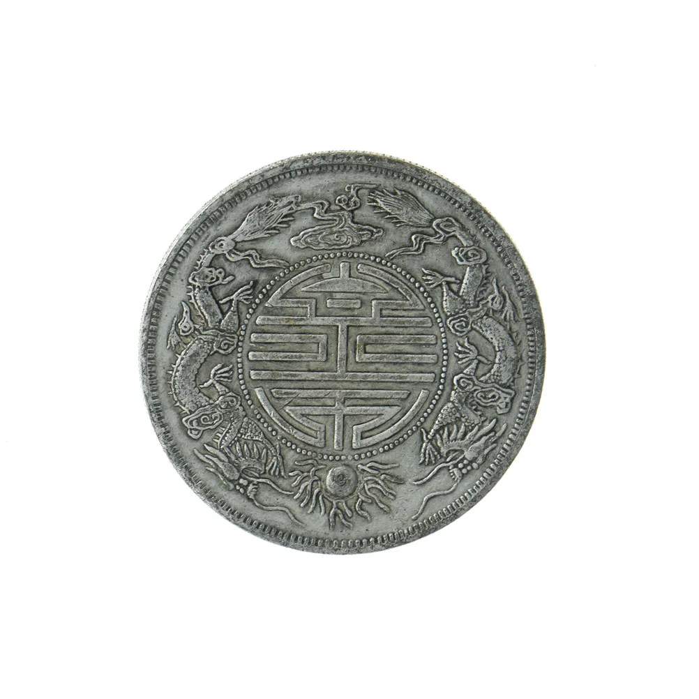 Double Dragons Taiji baguas Sign Silver Brass Coin Feng shui Replica Lucky Coins for Fortune Ancient Chinese Foreign Tongbao
Double Dragons Taiji baguas Sign Silver Brass Coin Feng shui Replica Lucky Coins for Fortune Ancient Chinese Foreign Tongbao