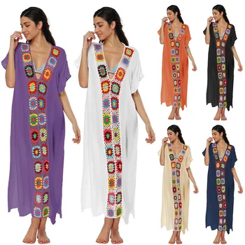 Plus Size Beach Cover Up Woman Clothes Beachwear Swimsuit Womens Tunic Women 2019 New Overall Dress Split Sexy Robes Patchwork
Plus Size Beach Cover Up Woman Clothes Beachwear Swimsuit Womens Tunic Women 2019 New Overall Dress Split Sexy Robes Patchwork