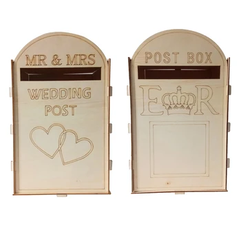 DIY Wooden Invitation Card Storage Box with Lock Carving Mr & Mrs Crown Pattern Vintage Wedding Post souvenir Mail Love
DIY Wooden Invitation Card Storage Box with Lock Carving Mr & Mrs Crown Pattern Vintage Wedding Post souvenir Mail Love