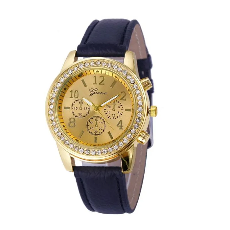 Essential 2016 New Fashion Faux Chronograph Quartz Classic Round Ladies Watch Women Crystals Wristwatches Relojes Mujer
Essential 2016 New Fashion Faux Chronograph Quartz Classic Round Ladies Watch Women Crystals Wristwatches Relojes Mujer