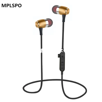 MPLSBO Bluetooth Earphone with Mic Headphones TF card slot MP3 metal Sport Wireless Earphones Stereo Magnetic Headset Earbuds
MPLSBO Bluetooth Earphone with Mic Headphones TF card slot MP3 metal Sport Wireless Earphones Stereo Magnetic Headset Earbuds