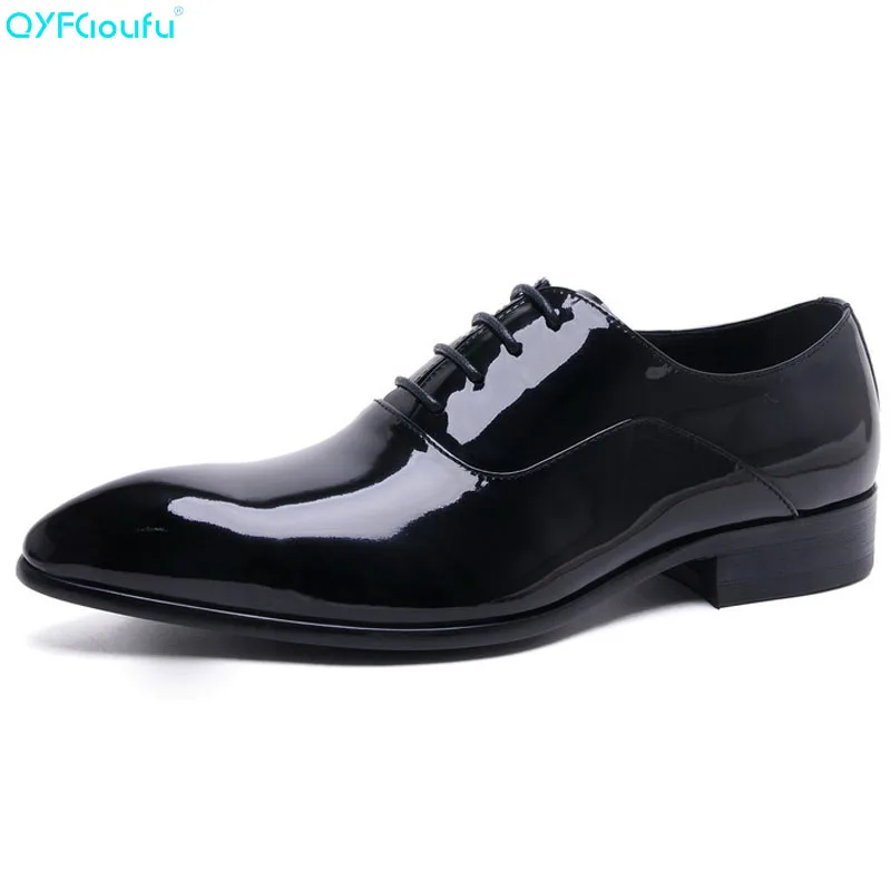 2019 Patent Leather Dress Shoes For Men Pointed Toe Adult Elegant Wedding Genuine Leather Casual Oxford Black Shoe
2019 Patent Leather Dress Shoes For Men Pointed Toe Adult Elegant Wedding Genuine Leather Casual Oxford Black Shoe