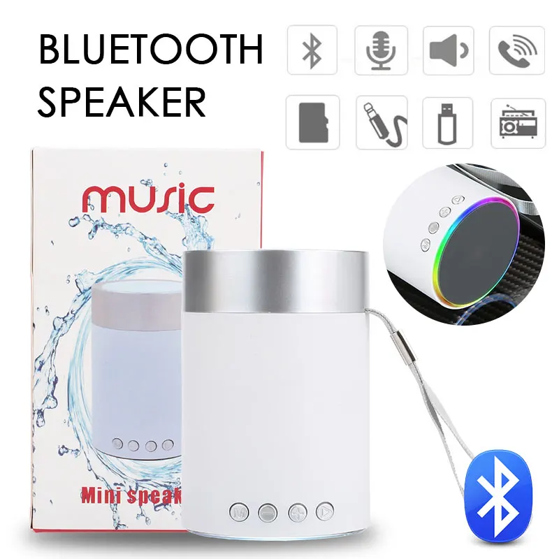 Music Wireless Bluetooth Speaker LED Outdoor Bluetooth Speaker Universal Fast Charging Bluetooth Speaker 3W Gifts
Music Wireless Bluetooth Speaker LED Outdoor Bluetooth Speaker Universal Fast Charging Bluetooth Speaker 3W Gifts