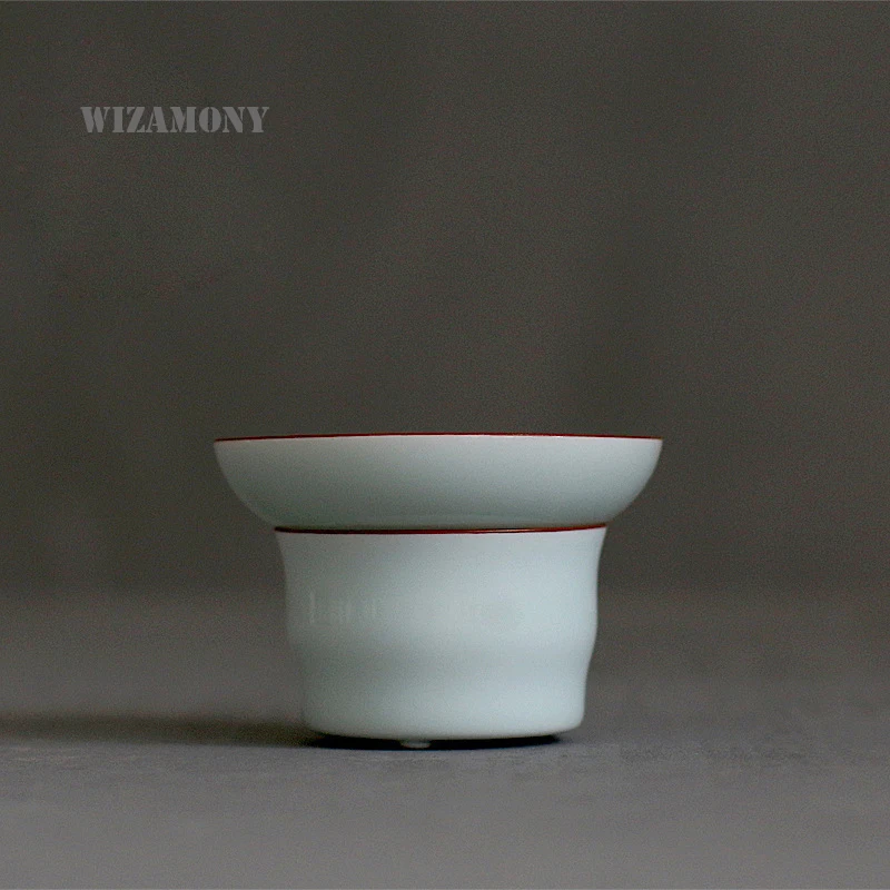 1PCS WIZAMONY 4 different Colors Tea Filter Tea Set Strainer Ceramic Infuser Chinese Celadon Chinese High Quality about 200ml
1PCS WIZAMONY 4 different Colors Tea Filter Tea Set Strainer Ceramic Infuser Chinese Celadon Chinese High Quality about 200ml