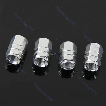 Hexagonal Ventil Valve Cap For Auto Car Truck Silver Car-styling 4PCS./SET JUN15_15
Hexagonal Ventil Valve Cap For Auto Car Truck Silver Car-styling 4PCS./SET JUN15_15