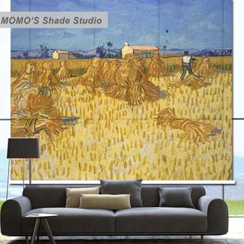 MOMO Blackout Van Gogh Window Curtains Roller Shades Blinds Thermal Insulated Fabric Custom Size, Alice 562
MOMO Blackout Van Gogh Window Curtains Roller Shades Blinds Thermal Insulated Fabric Custom Size, Alice 562