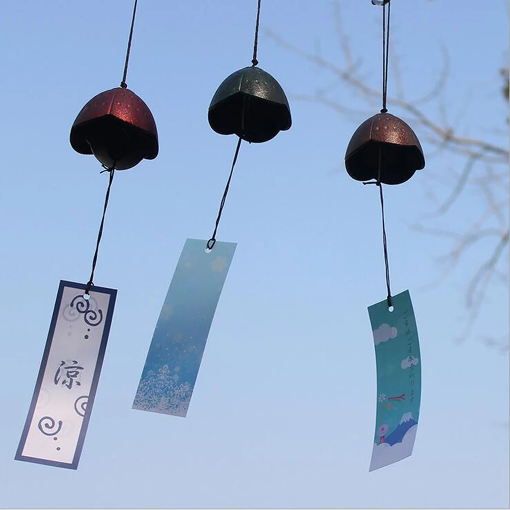 Traditional Japanese Iwachu Cast Iron Bell Wind Chimes Patio Decoration Traditional Japanese Iwachu Cast Iron Bell Wind Chimes Patio Decoration