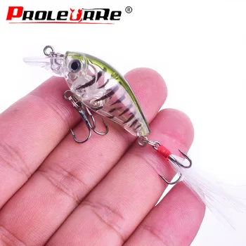 1Pcs Fishing Lure 45mm 3.5g Crank Swim Bait Artificial Hard Bait with Feather Hooks Crankbait Wobblers Minnow Fishing Tackle
1Pcs Fishing Lure 45mm 3.5g Crank Swim Bait Artificial Hard Bait with Feather Hooks Crankbait Wobblers Minnow Fishing Tackle