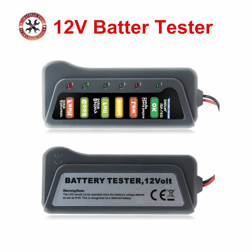 Hot Selling 12V Digital Battery Alternator Tester Car Vehicle Diagnostic Tool with 6 LED Lights Display Battery Testers
Hot Selling 12V Digital Battery Alternator Tester Car Vehicle Diagnostic Tool with 6 LED Lights Display Battery Testers