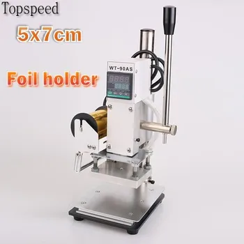 New 5x7cm Hot Foil Stamping Machine with Foil Holder for PVC Card leather wood paper embossing machine
New 5x7cm Hot Foil Stamping Machine with Foil Holder for PVC Card leather wood paper embossing machine