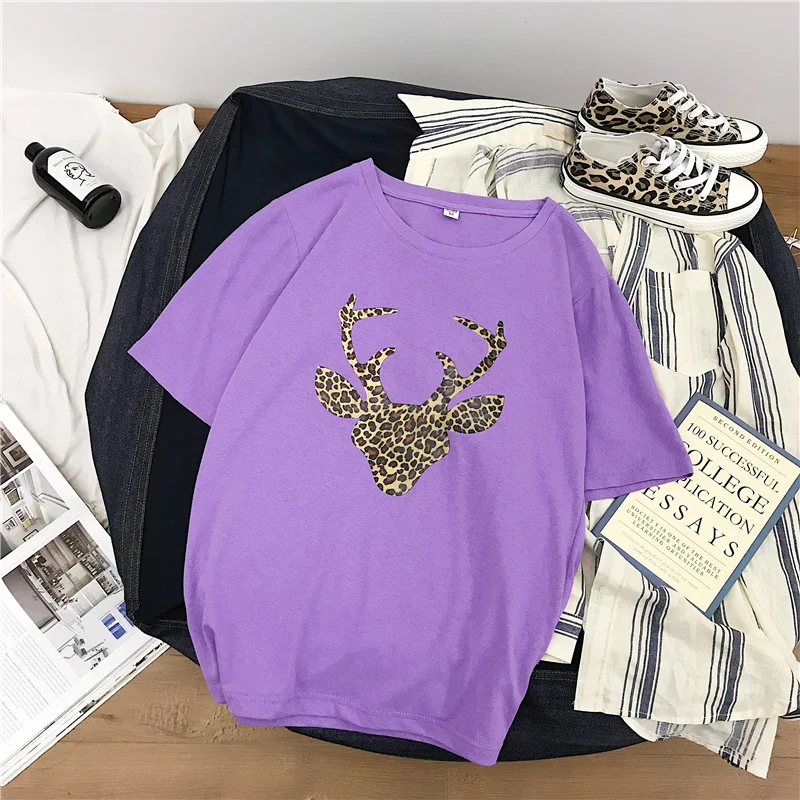 Chuhanting HA0101B 100% cotton short sleeve loose printing women T shirt casual o-neck summer oversized women tshirt
Chuhanting HA0101B 100% cotton short sleeve loose printing women T shirt casual o-neck summer oversized women tshirt