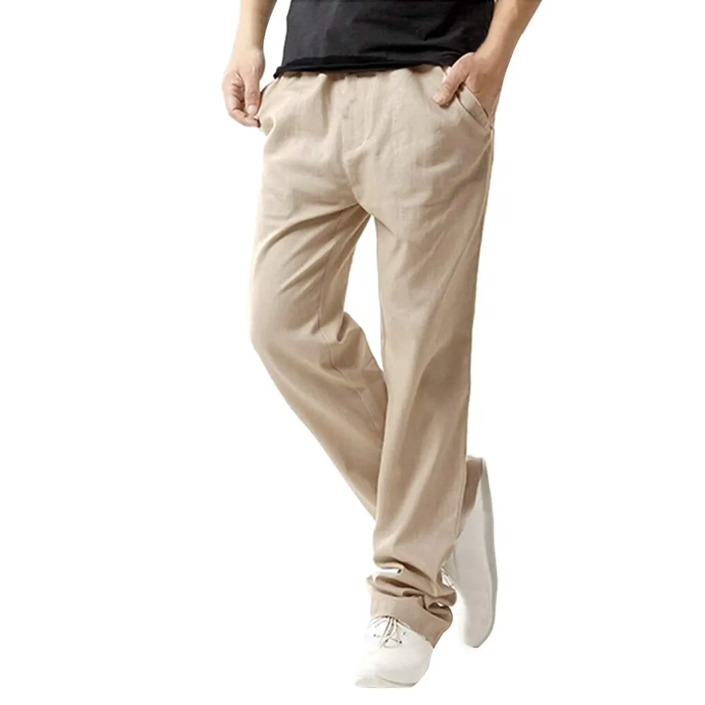 solid mens pants casual summer autumn 2019 Linen Trousers men homewear pantalon homme d90702
solid mens pants casual summer autumn 2019 Linen Trousers men homewear pantalon homme d90702