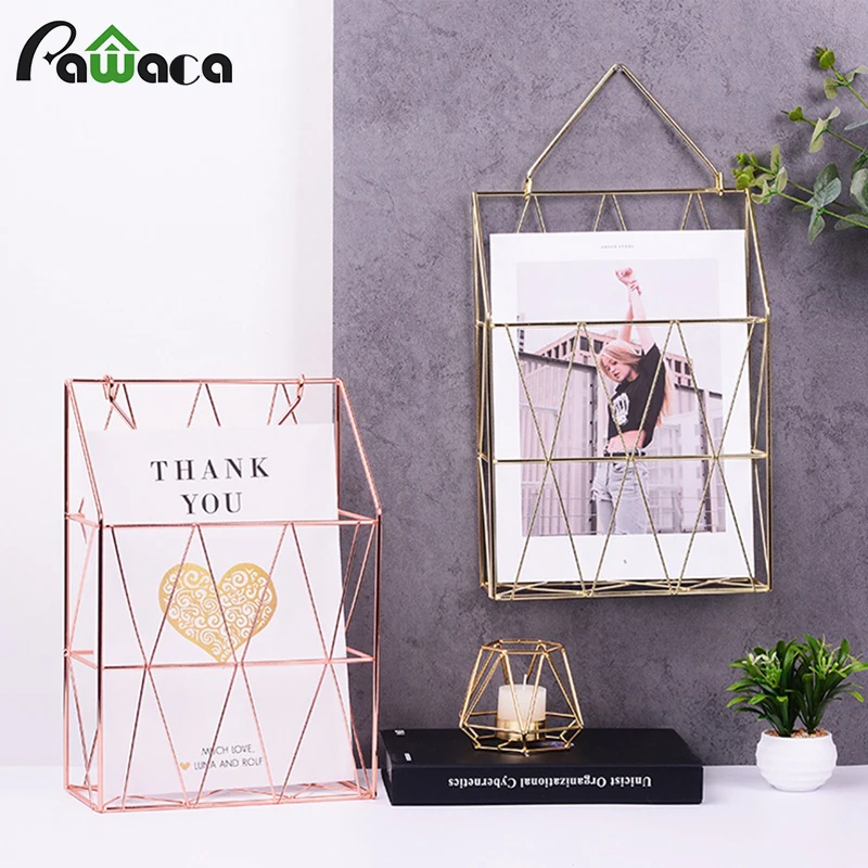 Nordic Style Roses Gold Metal Iron Wall Hanging Storage Basket Books Magazine Newspaper Storage Organizer Collection Basket Rack
Nordic Style Roses Gold Metal Iron Wall Hanging Storage Basket Books Magazine Newspaper Storage Organizer Collection Basket Rack