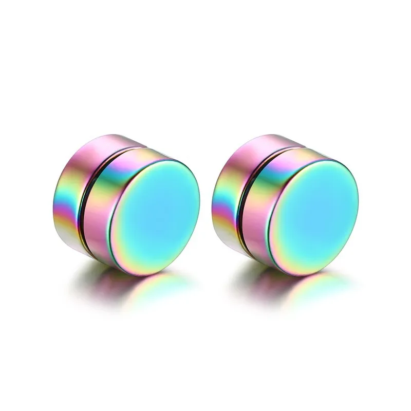 1 пара мужские серьги гвоздики из нержавеющей стали|round stud earrings|stud earringsearrings for men |