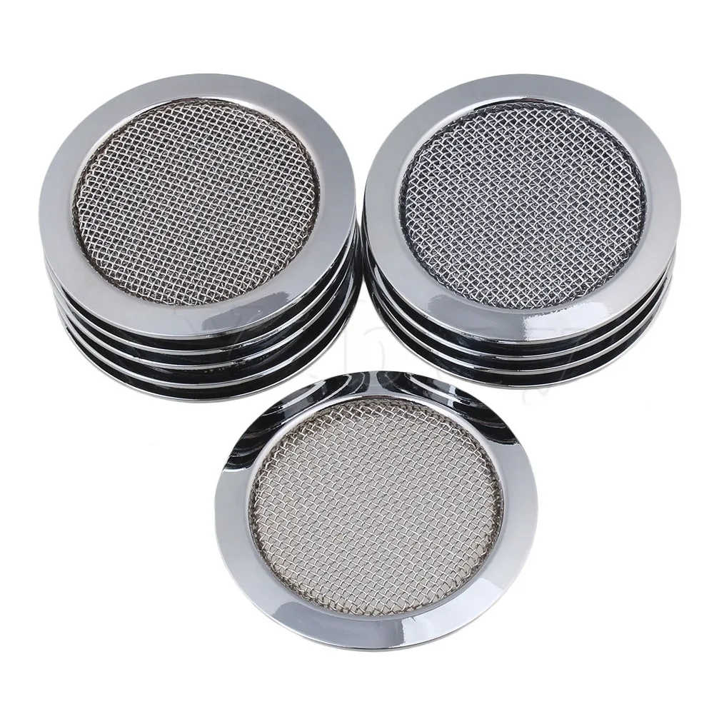 Yibuy 10 x 6cm Alloy Resonator Guitar Soundhole Cover Music Speaker Grille Chrome
Yibuy 10 x 6cm Alloy Resonator Guitar Soundhole Cover Music Speaker Grille Chrome