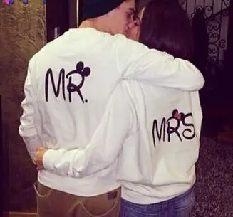 H1036 2016 New Autumn Casual Long Sleeve Tops Mr Mrs Printed Pullover Hoodies Couples Lovers Sweatshirt Men Women Plus Size
H1036 2016 New Autumn Casual Long Sleeve Tops Mr Mrs Printed Pullover Hoodies Couples Lovers Sweatshirt Men Women Plus Size