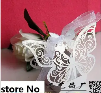 Free shipping 1000pcs Laser cut Butterfly Wedding favor candy box,color party shower gift box,wedding gifts(with ribbon)
Free shipping 1000pcs Laser cut Butterfly Wedding favor candy box,color party shower gift box,wedding gifts(with ribbon)