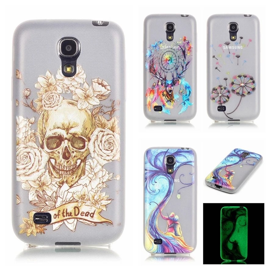 For font b Samsung b font Galaxy S4 Mini i9190 Luminous Embossed font b Case b