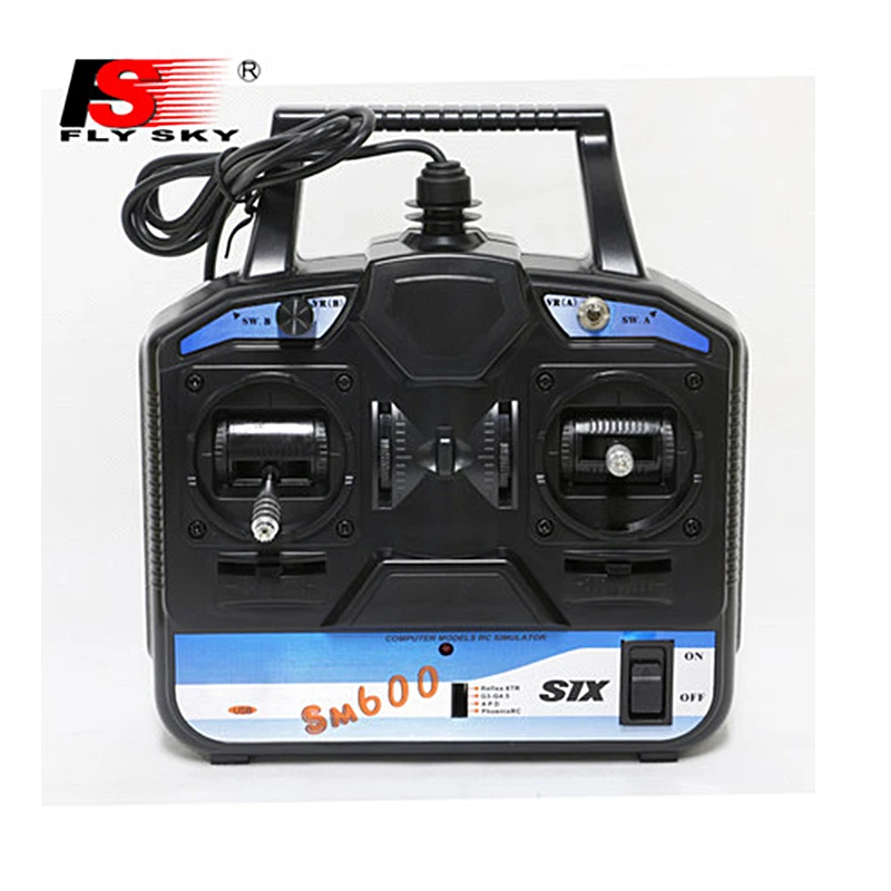 FATJAY FlySky SM600 6 канальный Радиоуправляемый летный симулятор для радиоуправляемого