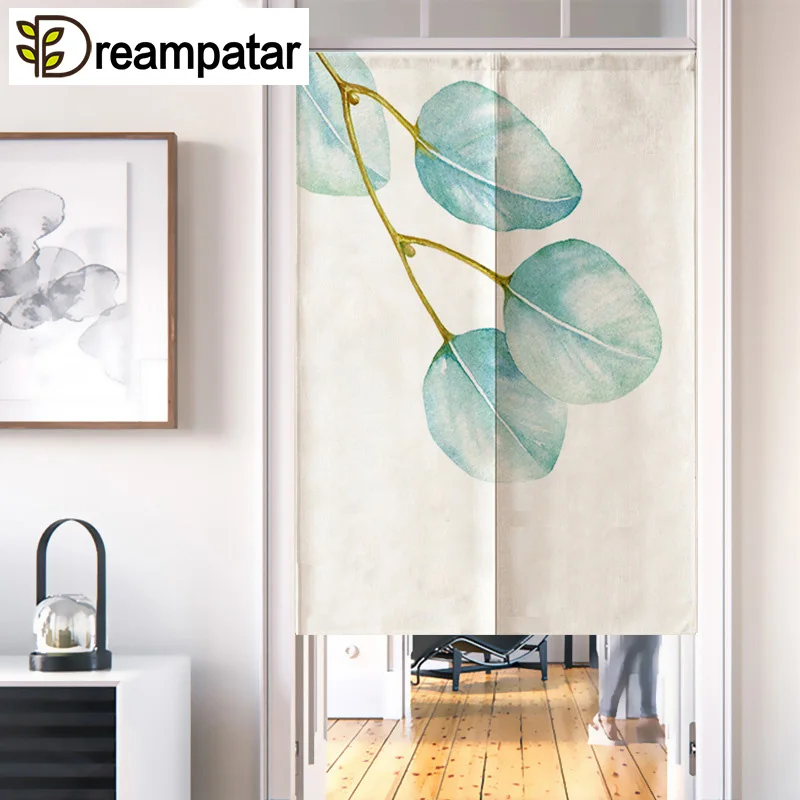 Nordic Green Plant Door Curtain Fabric Living Room Bathroom Cotton Linen Partition Curtain Free Punching BD138A
Nordic Green Plant Door Curtain Fabric Living Room Bathroom Cotton Linen Partition Curtain Free Punching BD138A