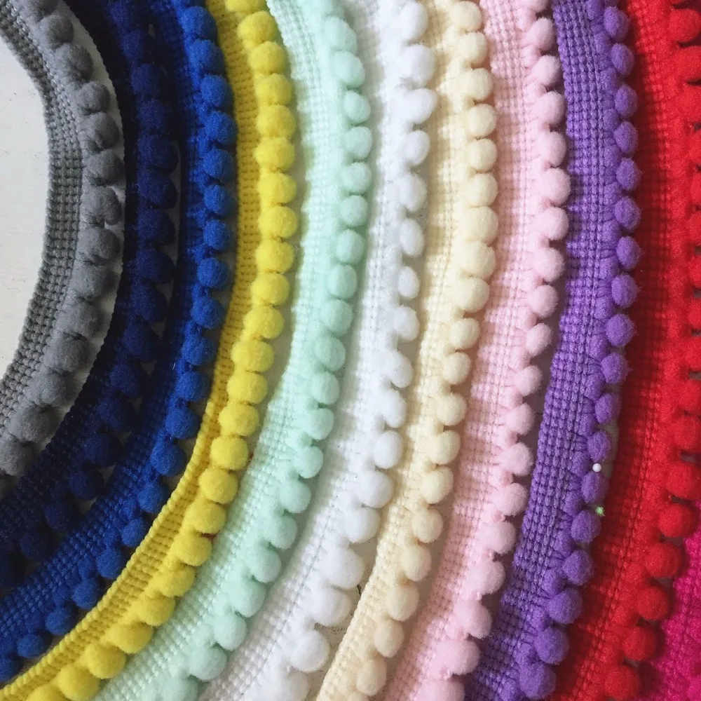 5 Yard Lace Fabric Sewing Accessories Pompom Trim Pom Pom Decoration Tassel Ball Fringe Ribbon DIY Material Craft Apparel
5 Yard Lace Fabric Sewing Accessories Pompom Trim Pom Pom Decoration Tassel Ball Fringe Ribbon DIY Material Craft Apparel