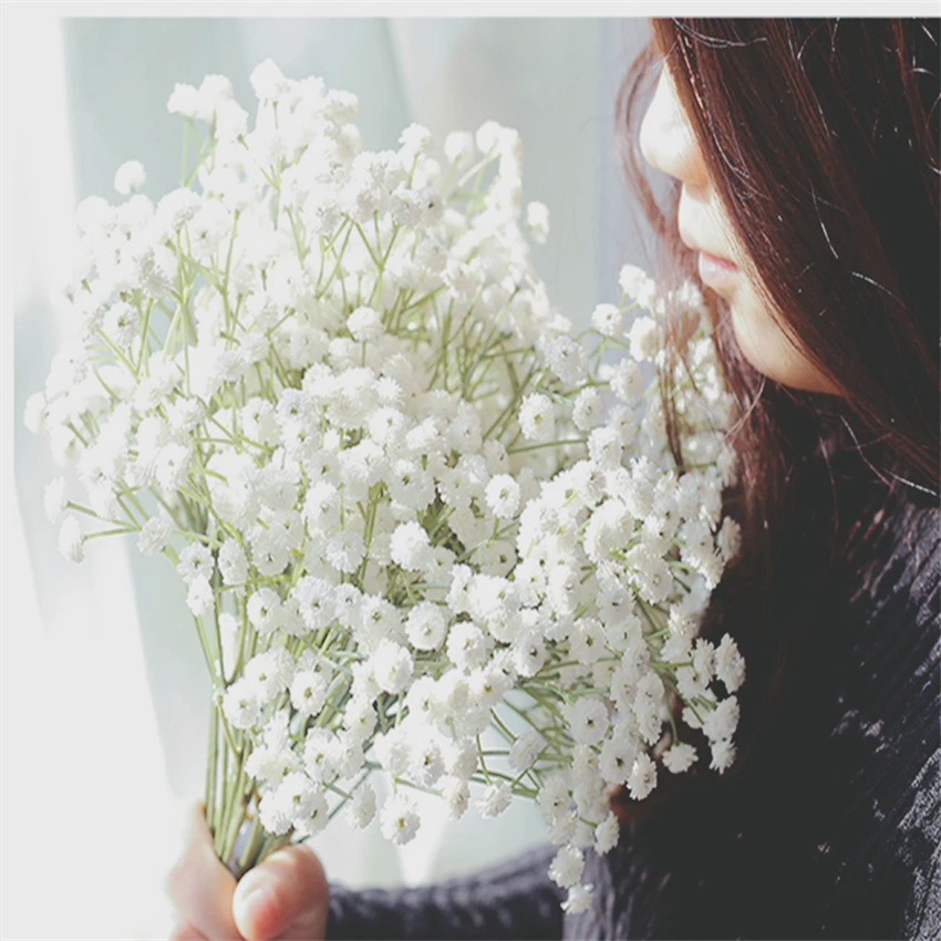 1PCS Rustic Artificial Flowers Gypsophila Breath Fake Bouquet Soft Glue Material Gypsophila for Wedding Home Party Decorations
1PCS Rustic Artificial Flowers Gypsophila Breath Fake Bouquet Soft Glue Material Gypsophila for Wedding Home Party Decorations