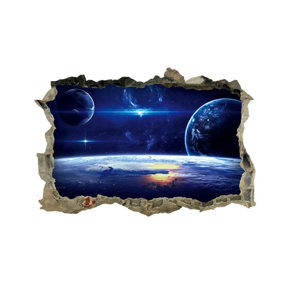 3D Window Outer Space Galaxy Planet Wall Sticker for Kids Children Rooms Decal Home Decor Gift @LS
3D Window Outer Space Galaxy Planet Wall Sticker for Kids Children Rooms Decal Home Decor Gift @LS