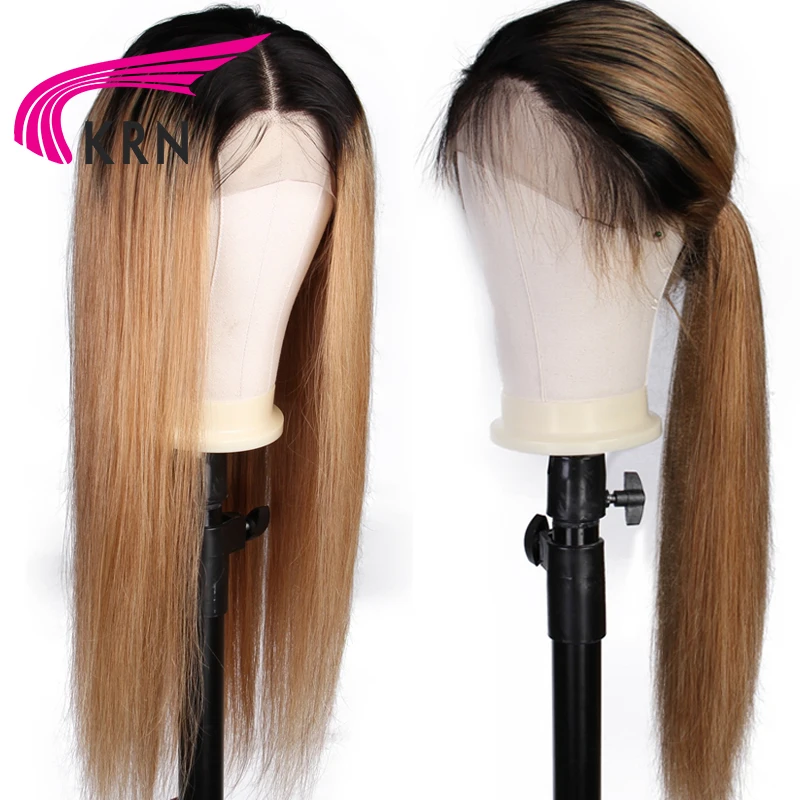 KRN 1B/27 Straight Lace Front Human Hair Wigs With Baby Hair 13x3 Ombre Color Remy Pre Plucked Brazilian Lace Front Wig
KRN 1B/27 Straight Lace Front Human Hair Wigs With Baby Hair 13x3 Ombre Color Remy Pre Plucked Brazilian Lace Front Wig