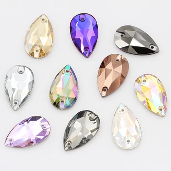 Teardrop Glass Crystal Strass Sew On Rhinestones High Quality Flatback Sew On Stone Droplet Sewing Rhinestone For Garment Fabric
Teardrop Glass Crystal Strass Sew On Rhinestones High Quality Flatback Sew On Stone Droplet Sewing Rhinestone For Garment Fabric