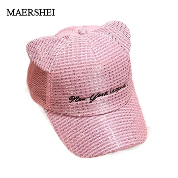 MAERSHEI Summer Kids Hat Cap Cute Ear Baseball Cap Snapback Boy Girls Sequin Personality Cap Lights Ear Hats Visor
MAERSHEI Summer Kids Hat Cap Cute Ear Baseball Cap Snapback Boy Girls Sequin Personality Cap Lights Ear Hats Visor