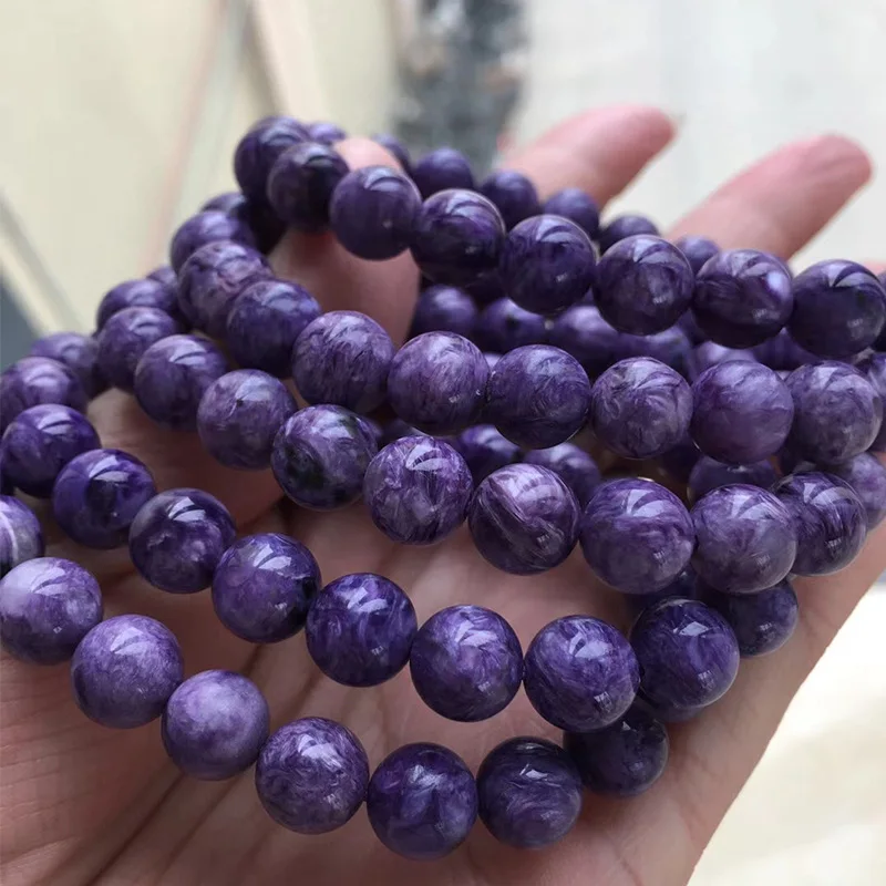 Russian Charoite Bracelets 6MM 8MM 10MM Undyed 100% Pure Smooth Round Stone Jewelry Charm Gemstone Bracelet Customize Design New
Russian Charoite Bracelets 6MM 8MM 10MM Undyed 100% Pure Smooth Round Stone Jewelry Charm Gemstone Bracelet Customize Design New