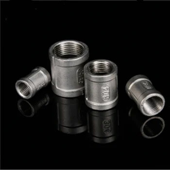 304 Stainless Steel Pipe Fitting 1/8" 1/4" 3/8" 1/2" 3/4" 1" Female Thread Coupling Connector
304 Stainless Steel Pipe Fitting 1/8" 1/4" 3/8" 1/2" 3/4" 1" Female Thread Coupling Connector
