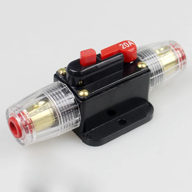 New 12V Car Truck Audio Resettable Fuse Circuit Breaker Audio Amplifier Overload Protection Fuse Holder DC 20A-100A
New 12V Car Truck Audio Resettable Fuse Circuit Breaker Audio Amplifier Overload Protection Fuse Holder DC 20A-100A