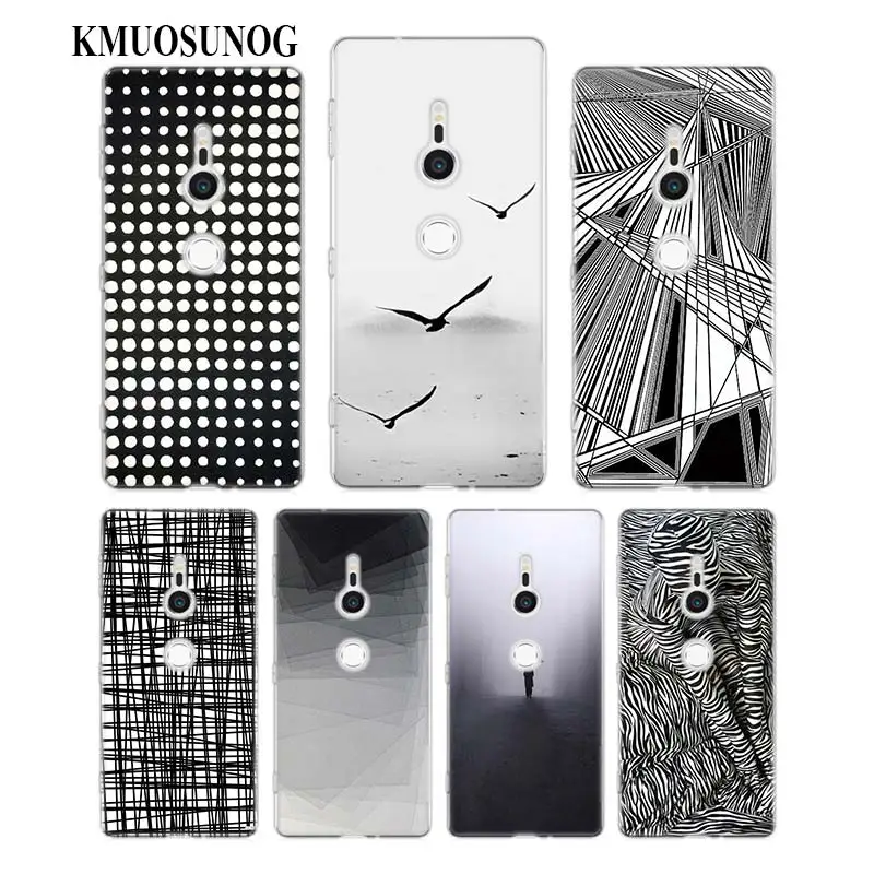 Transparent Soft Silicone Phone Case Black White Lattice for Sony Xperia E5 XA1 XA2 M5 Z5 XZ1 XZ2 Compact
Transparent Soft Silicone Phone Case Black White Lattice for Sony Xperia E5 XA1 XA2 M5 Z5 XZ1 XZ2 Compact