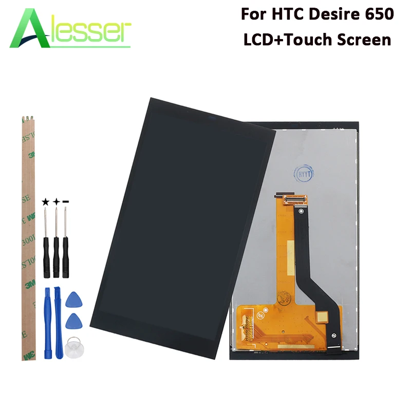Alesser For HTC Desire 650 LCD Display And Touch Screen 5.0'' New Tested Digitizer For HTC Desire 650 Phone Accessories +Tools
Alesser For HTC Desire 650 LCD Display And Touch Screen 5.0'' New Tested Digitizer For HTC Desire 650 Phone Accessories +Tools