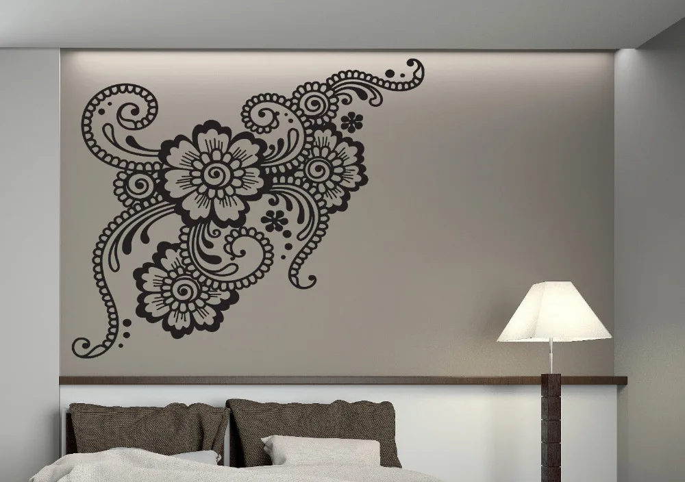 Black Flowers Wall Decals Vinyl Beautiful Exquisite Floral Ornament Decor Bedroom Sticker Decal Removable Home Wall Mural LA865
Black Flowers Wall Decals Vinyl Beautiful Exquisite Floral Ornament Decor Bedroom Sticker Decal Removable Home Wall Mural LA865