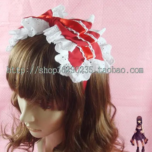 Lolita headband cos princess hair accessory hair bands cosplay cos hair band bow
Lolita headband cos princess hair accessory hair bands cosplay cos hair band bow