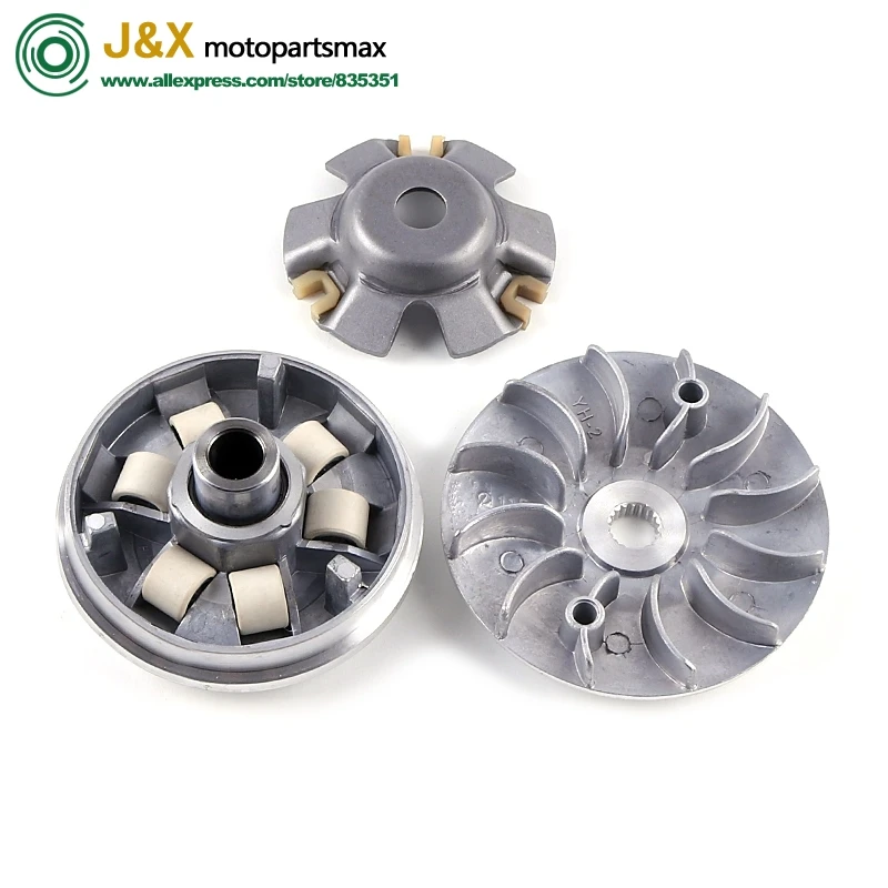High Performance Variator Set with Copper Rollers For Most Chinese 150cc GY6 152 Scooter QJ Keeway Spare Part
High Performance Variator Set with Copper Rollers For Most Chinese 150cc GY6 152 Scooter QJ Keeway Spare Part