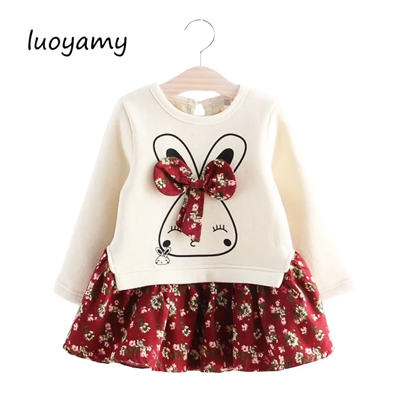 luoyamy Girls Cute Rabbit Long Sleeve Dress Flowers Printed 2018 Winter Autumn Baby Girl Thicker Princess Dresses
luoyamy Girls Cute Rabbit Long Sleeve Dress Flowers Printed 2018 Winter Autumn Baby Girl Thicker Princess Dresses