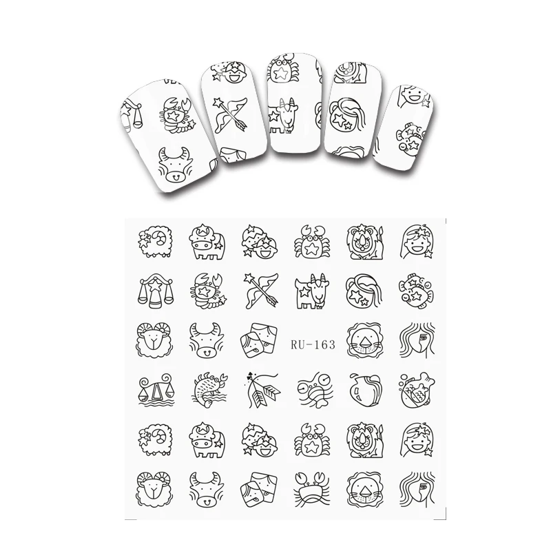 UPRETTEGO NAIL ART BEAUTY WATER DECAL SLIDER NAIL STICKER FLOWER LEAF VEIN ZODIAC TASSEL CONSTALLTION RU163-168
UPRETTEGO NAIL ART BEAUTY WATER DECAL SLIDER NAIL STICKER FLOWER LEAF VEIN ZODIAC TASSEL CONSTALLTION RU163-168