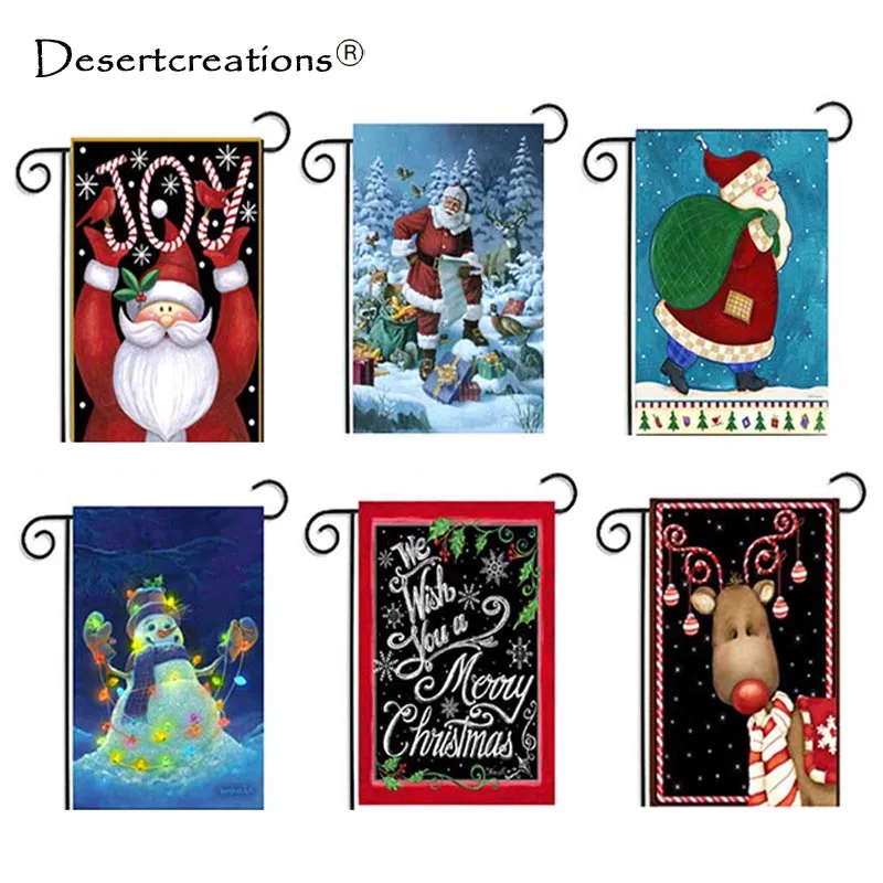 Christmas Winter Snowflake Garden Flag Santa Claus Snowman Indoor Outdoor Home Decor Flags Happy Festival Household Hanging Flag
Christmas Winter Snowflake Garden Flag Santa Claus Snowman Indoor Outdoor Home Decor Flags Happy Festival Household Hanging Flag