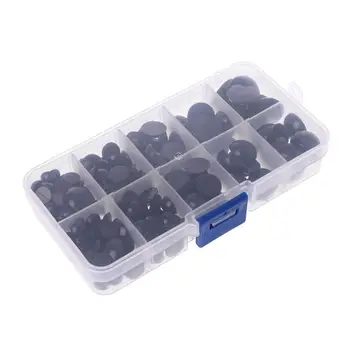 240pcs 8mm 10mm 12mm 14mm 16mm Plastic Black Puppet Doll Animal Eyes Scrapbooking Craft For Children Kids Toys DIY Doll Eyes
240pcs 8mm 10mm 12mm 14mm 16mm Plastic Black Puppet Doll Animal Eyes Scrapbooking Craft For Children Kids Toys DIY Doll Eyes