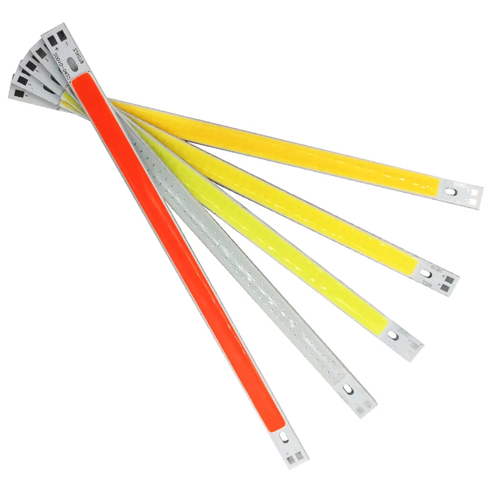 200*10mm White Yellow Green Blue Red LED Light Source COB Chip On Board 10W 12V Auto Parts Car DRL Lights Work Lamp House Bulbs
200*10mm White Yellow Green Blue Red LED Light Source COB Chip On Board 10W 12V Auto Parts Car DRL Lights Work Lamp House Bulbs