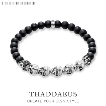 Skull Pave Bead Bracelet,Thomas Style Rebel Fashion Punk Jewerly For Ts Men And Women,2018 Beads Silver Obsidian Gift
Skull Pave Bead Bracelet,Thomas Style Rebel Fashion Punk Jewerly For Ts Men And Women,2018 Beads Silver Obsidian Gift