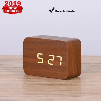 2019 New Simple Creative Style Digital Desktop Alarm Clork Square Wooden Black Table Decoration Clock
2019 New Simple Creative Style Digital Desktop Alarm Clork Square Wooden Black Table Decoration Clock