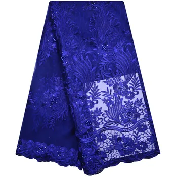5 Yards/Lot 2018 Newest High Quality Nigerian French Lace African Lace Fabric For Party Dress Africa Lace Fabric With Beads 1184 
5 Yards/Lot 2018 Newest High Quality Nigerian French Lace African Lace Fabric For Party Dress Africa Lace Fabric With Beads 1184