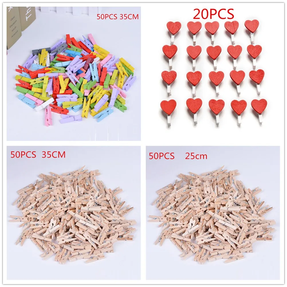 50PCS/20PCS Mini Wooden Craft Clips Peg Pin Clothespin Decor for Photo Paper Clothes Peg 25mm/35mm
50PCS/20PCS Mini Wooden Craft Clips Peg Pin Clothespin Decor for Photo Paper Clothes Peg 25mm/35mm