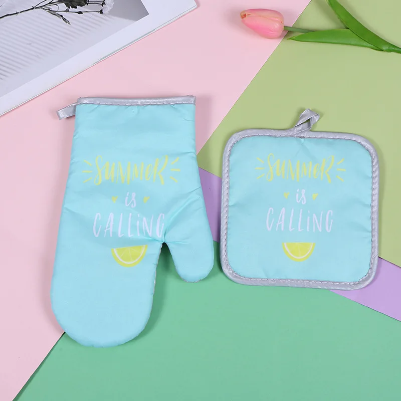 FOURETAW 1 Set Cotton Fashion Nordic Style Lemon Pattern Kitchen Cooking microwave gloves baking BBQ potholders Oven mitts
FOURETAW 1 Set Cotton Fashion Nordic Style Lemon Pattern Kitchen Cooking microwave gloves baking BBQ potholders Oven mitts