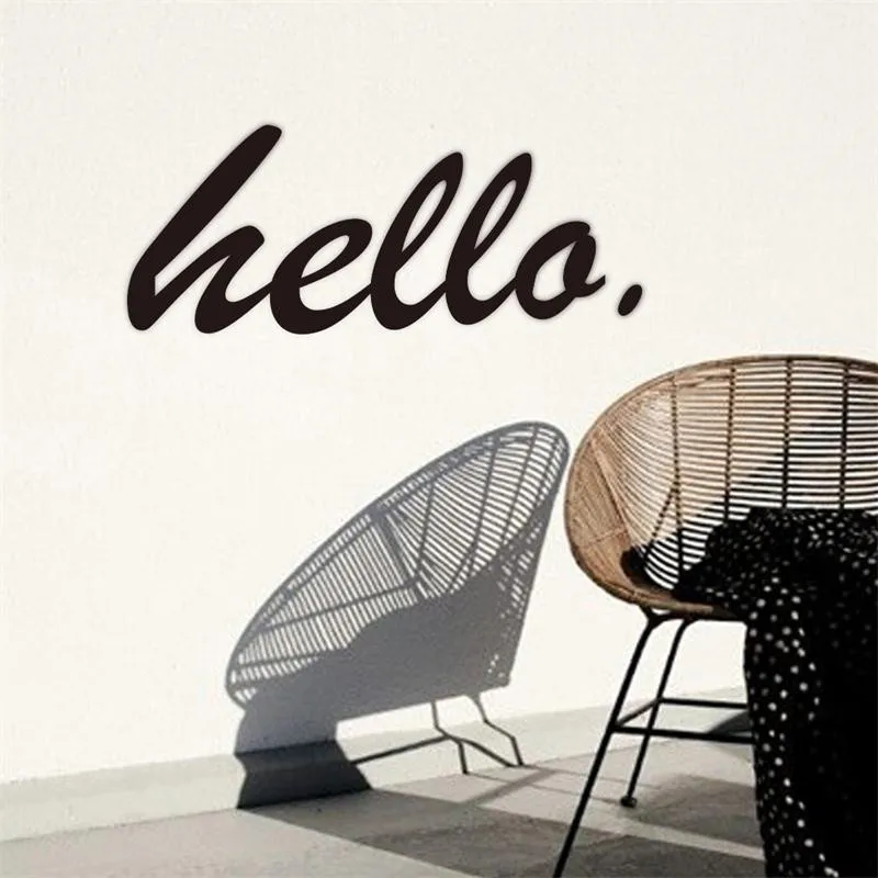 modern popular Hello English quotes wall stickers home decor living room bedroom sofa background coffee greeting wall decals art
modern popular Hello English quotes wall stickers home decor living room bedroom sofa background coffee greeting wall decals art